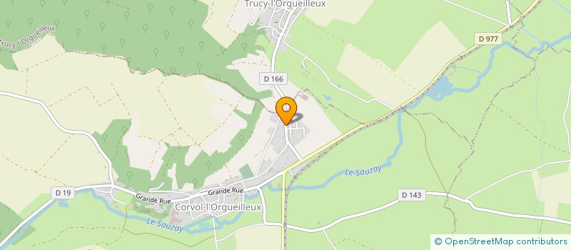localisation de l'entreprise MONSIEUR DANIEL COMTE à CORVOL-L'ORGUEILLEUX