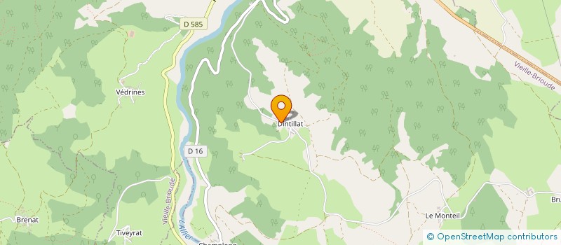 localisation de l'entreprise MONSIEUR DANIEL CONIL  VIEILLE-BRIOUDE