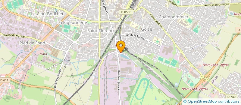 localisation de l'entreprise MONSIEUR DANIEL CONILL  NIORT