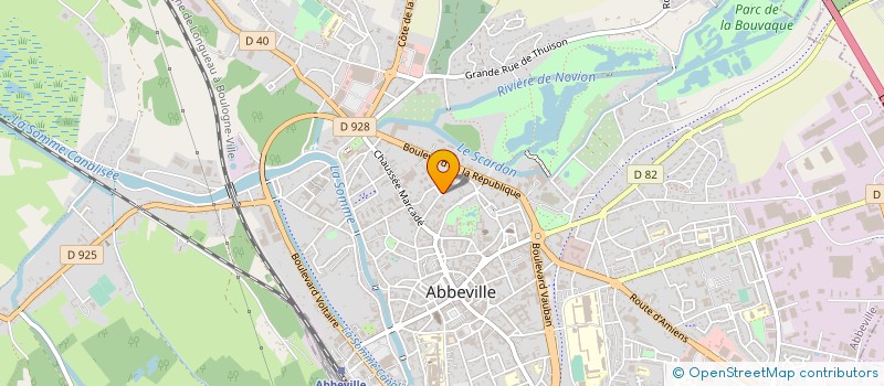 localisation de l'entreprise MONSIEUR DANIEL COPIN à ABBEVILLE