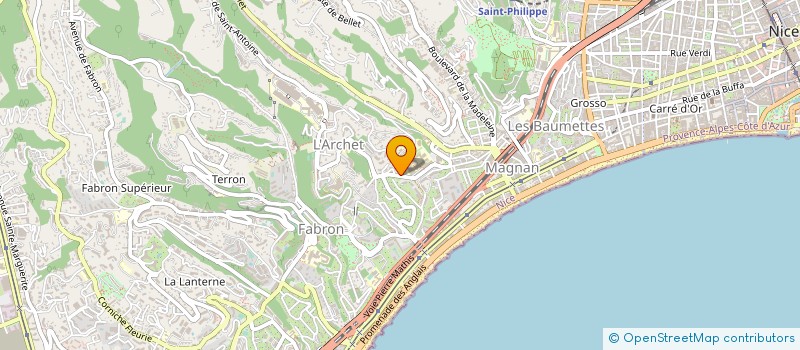 localisation de l'entreprise MONSIEUR DANIEL COPIN à NICE