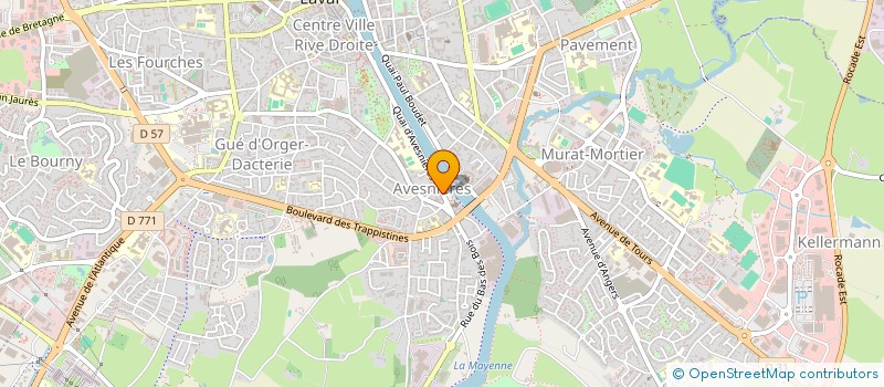 localisation de l'entreprise MONSIEUR DANIEL COQUELIN à LAVAL