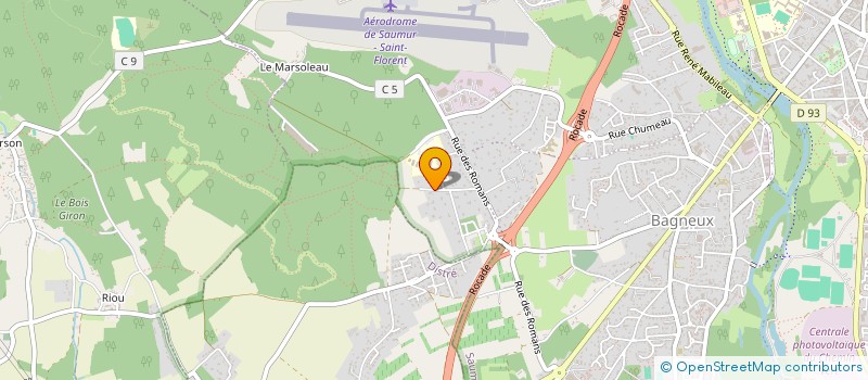 localisation de l'entreprise MONSIEUR DANIEL CORBINEAU  SAUMUR