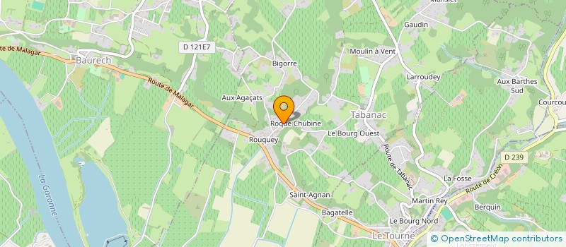 localisation de l'entreprise MONSIEUR DANIEL CORREIA  TABANAC