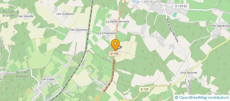 localisation de l'entreprise MONSIEUR DANIEL COSSAIS  VENERAND