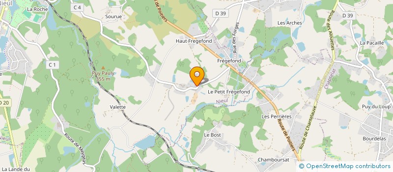 localisation de l'entreprise MONSIEUR DANIEL COSTA  NIEUL