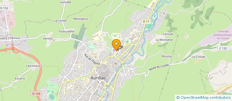 localisation de l'entreprise MONSIEUR DANIEL COSTE à AURILLAC