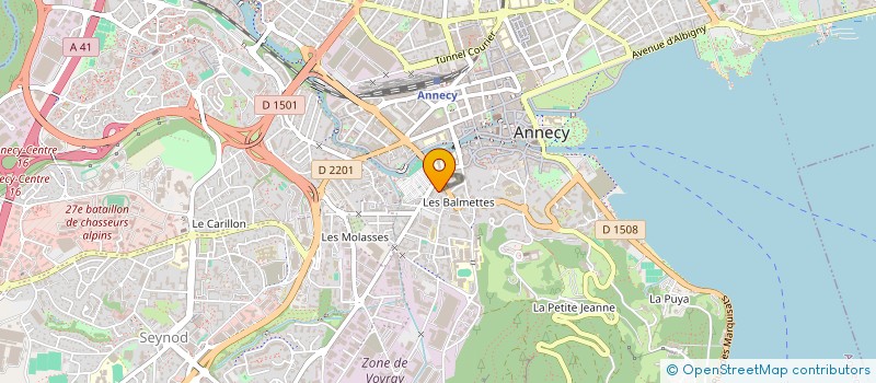 localisation de l'entreprise MONSIEUR DANIEL COSTIOU à ANNECY