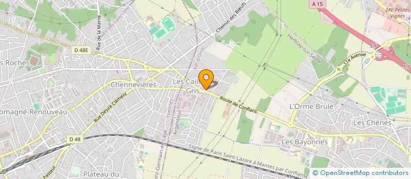 localisation de l'entreprise MONSIEUR DANIEL COTOGOI  HERBLAY-SUR-SEINE