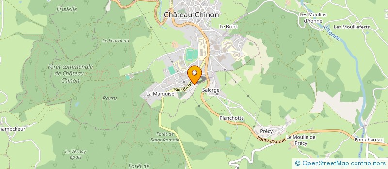 localisation de l'entreprise MONSIEUR DANIEL COTTET à ARLEUF