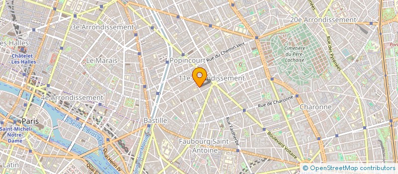 localisation de l'entreprise MONSIEUR DANIEL COTTIN  PARIS