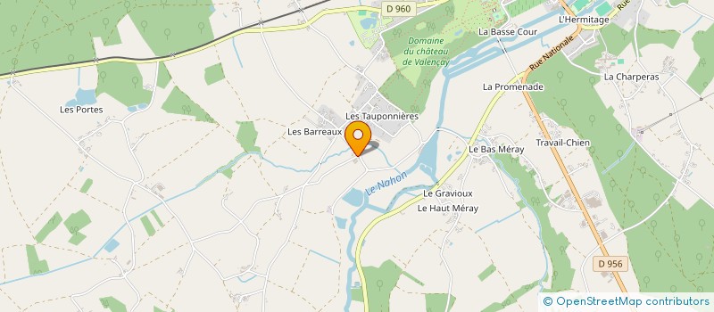 localisation de l'entreprise MONSIEUR DANIEL COUAGNON à VALENCAY