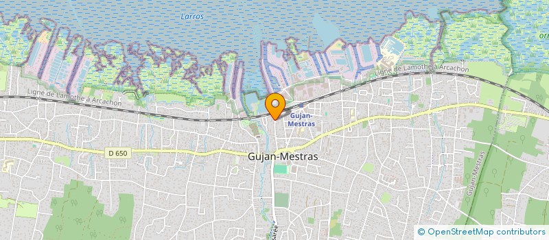 localisation de l'entreprise MONSIEUR DANIEL COUCOURRON  GUJAN-MESTRAS