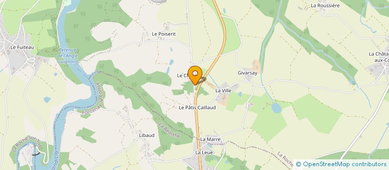 localisation de l'entreprise MONSIEUR DANIEL COUMAILLEAU à CHANTONNAY