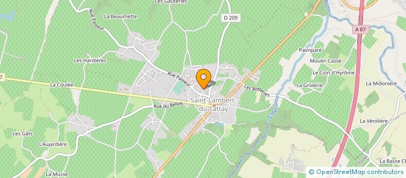 localisation de l'entreprise MONSIEUR DANIEL COURCAULT à VAL-DU-LAYON