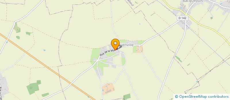 localisation de l'entreprise MONSIEUR DANIEL COUTANT  BERNIENVILLE