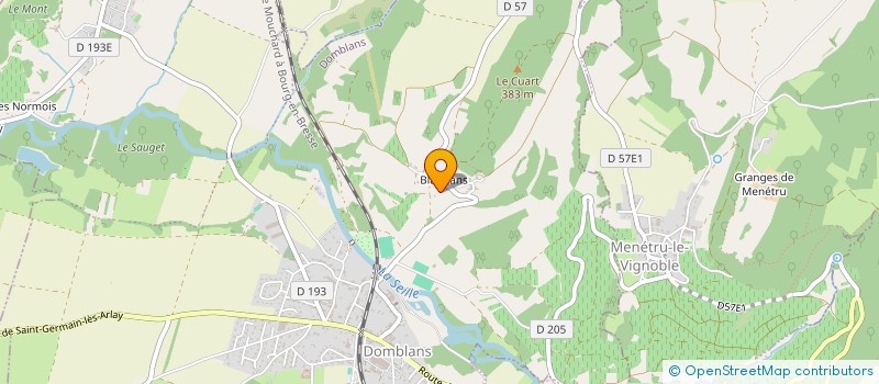 localisation de l'entreprise MONSIEUR DANIEL COUTENOT  DOMBLANS