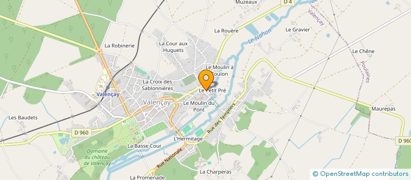 localisation de l'entreprise MONSIEUR DANIEL COUTON à VALENCAY