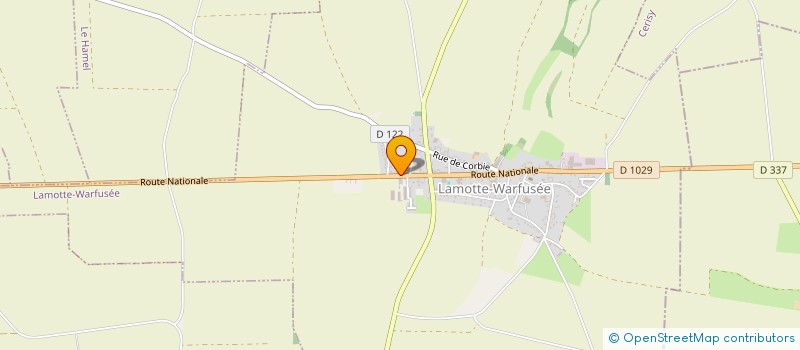 localisation de l'entreprise MONSIEUR DANIEL COUTURE  LAMOTTE-WARFUSEE