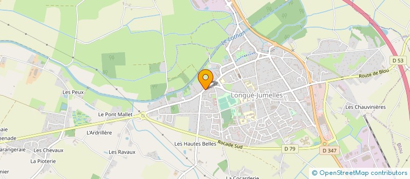 localisation de l'entreprise MONSIEUR DANIEL COUTURIER à LONGUE-JUMELLES