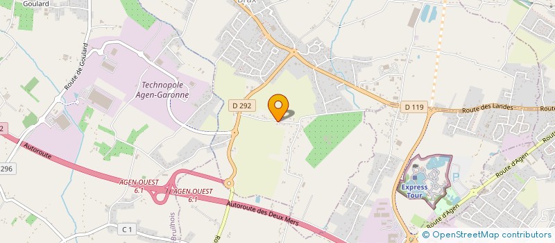 localisation de l'entreprise MONSIEUR DANIEL COUTURIER  BRAX