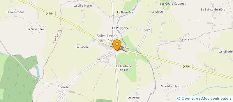 localisation de l'entreprise MONSIEUR DANIEL COUVERT à SAINT-LEGER-DES-PRES