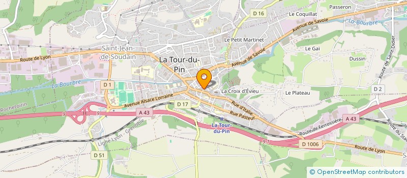 localisation de l'entreprise MONSIEUR DANIEL COVACI  LA TOUR-DU-PIN