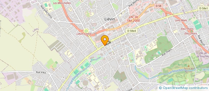 localisation de l'entreprise MONSIEUR DANIEL COVILLERS à LIEVIN