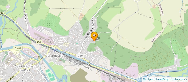 localisation de l'entreprise MONSIEUR DANIEL CREMEL  VARANGEVILLE