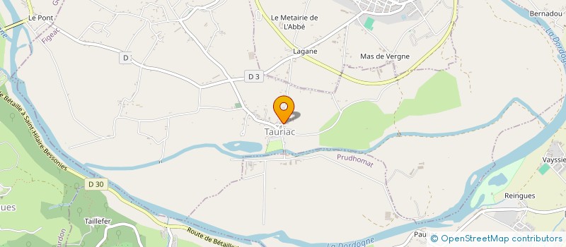 localisation de l'entreprise MONSIEUR DANIEL CRETAL à TAURIAC