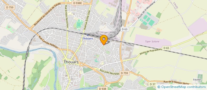 localisation de l'entreprise MONSIEUR DANIEL-CRISTIAN PUIA  THOUARS