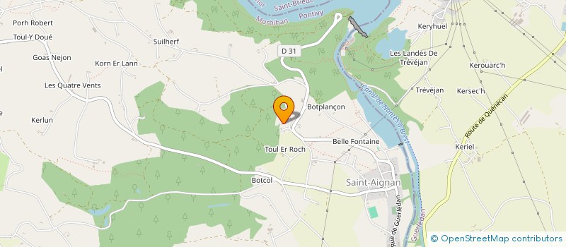 localisation de l'entreprise MONSIEUR DANIEL CROIZE  SAINT-AIGNAN