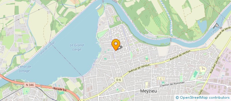 localisation de l'entreprise MONSIEUR DANIEL CROZET à MEYZIEU