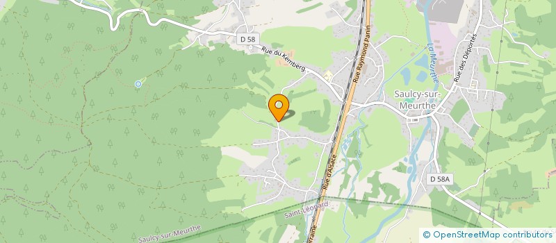 localisation de l'entreprise MONSIEUR DANIEL CUNIT  SAULCY-SUR-MEURTHE