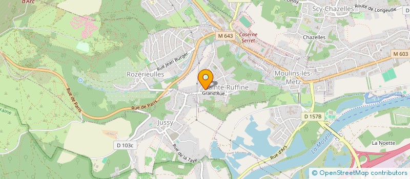 localisation de l'entreprise MONSIEUR DANIEL CUNY  SAINTE-RUFFINE