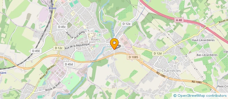 localisation de l'entreprise MONSIEUR DANIEL CURCI à RIVES