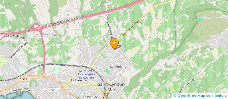 localisation de l'entreprise MONSIEUR DANIEL D'ACUNTO à SAINT-CYR-SUR-MER