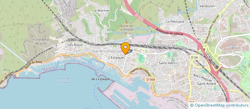 localisation de l'entreprise MONSIEUR DANIEL D'ANGELO à MARSEILLE