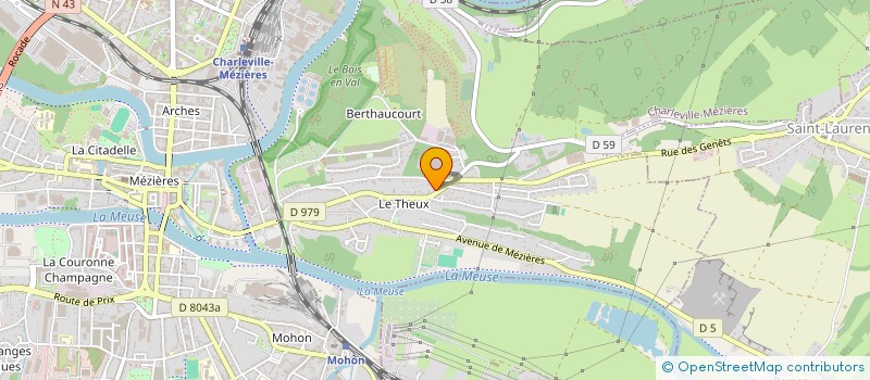 localisation de l'entreprise MONSIEUR DANIEL DA CONCEICAO  CHARLEVILLE-MEZIERES