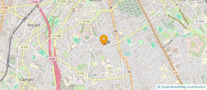 localisation de l'entreprise MONSIEUR DANIEL DA COSTA  VILLEJUIF