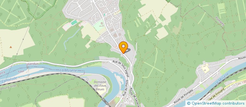 localisation de l'entreprise MONSIEUR DANIEL DA ROCHA  LIVERDUN