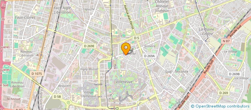 localisation de l'entreprise MONSIEUR DANIEL DA ROCHA  GRENOBLE