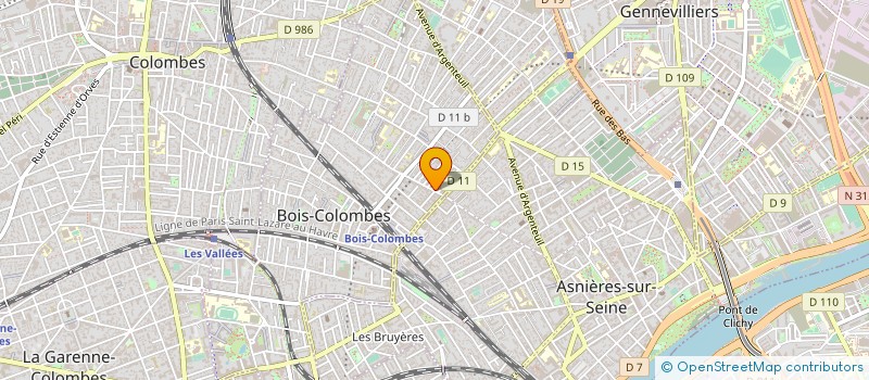 localisation de l'entreprise MONSIEUR DANIEL DA ROCHA MARQUES à BOIS-COLOMBES