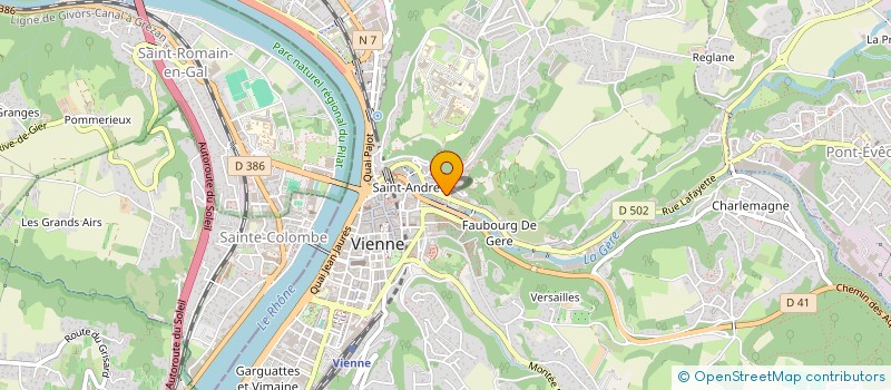localisation de l'entreprise MONSIEUR DANIEL DA SILVA à VIENNE