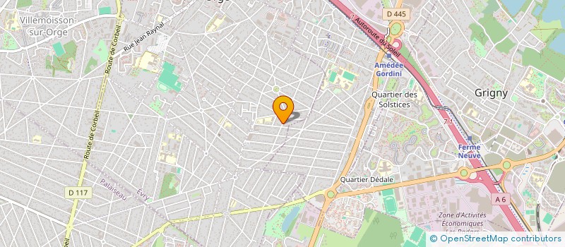 localisation de l'entreprise MONSIEUR DANIEL DA SILVA  MORSANG-SUR-ORGE