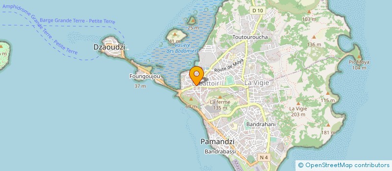localisation de l'entreprise MONSIEUR DANIEL DA SILVA VIEIRA à DZAOUDZI