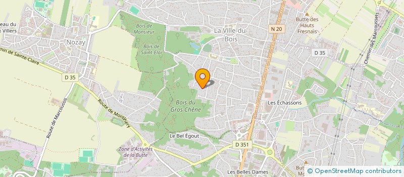 localisation de l'entreprise MONSIEUR DANIEL DA VEIGA PIRES  LA VILLE-DU-BOIS