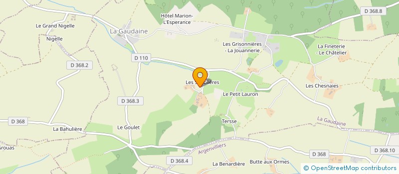 localisation de l'entreprise MONSIEUR DANIEL DALIBARD à LA GAUDAINE