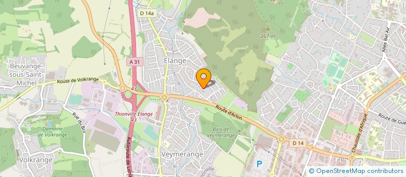 localisation de l'entreprise MONSIEUR DANIEL DALLE MESE  THIONVILLE