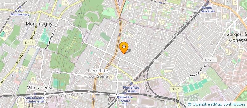 localisation de l'entreprise MONSIEUR DANIEL DALLEAU à PIERREFITTE-SUR-SEINE